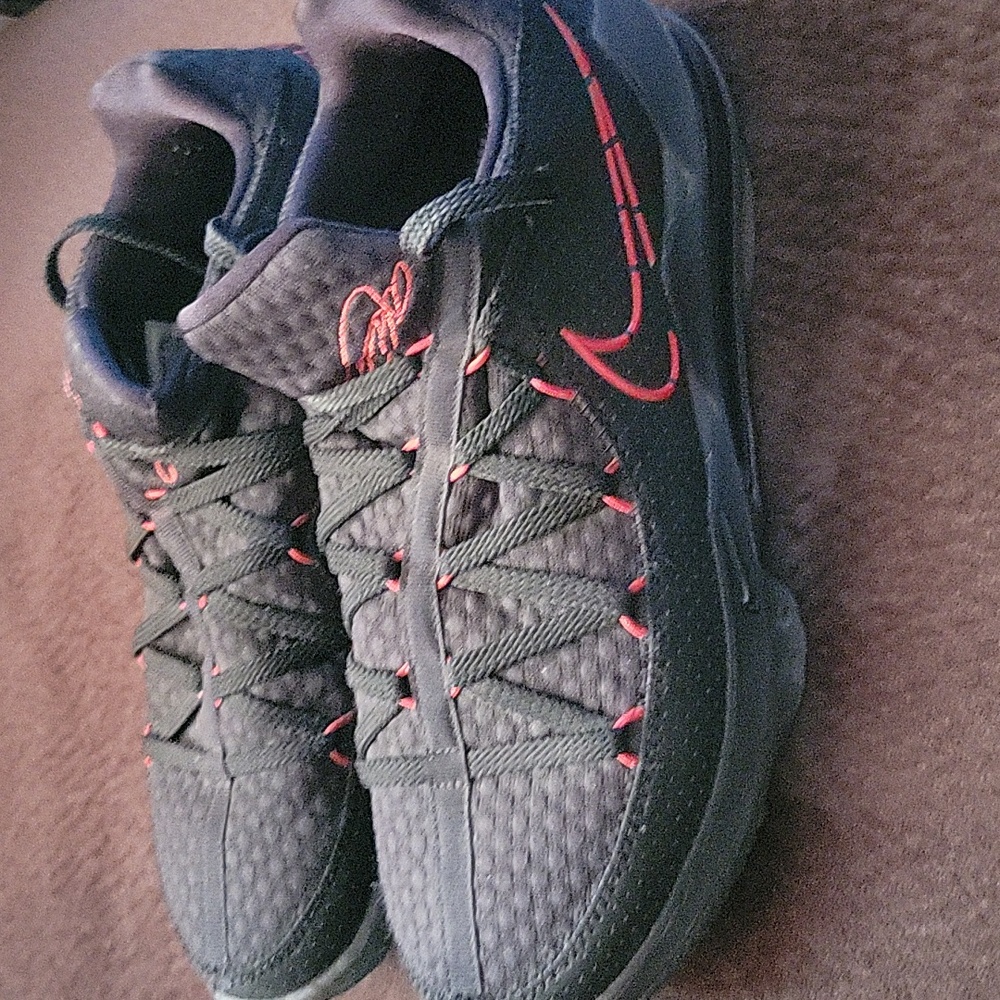 Nike Lebron 17 low "BRED" black and red